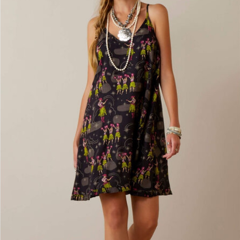Ariat Dress with Pink and Green Floral Design - summer 2025